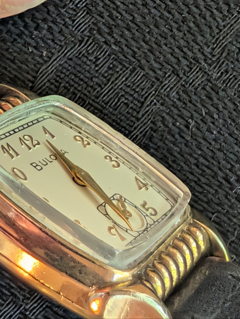 Vintage 1948 Bulova 10K Rose Gold Filled Watch Works Great!! Newly Serviced - Picture 8 of 14